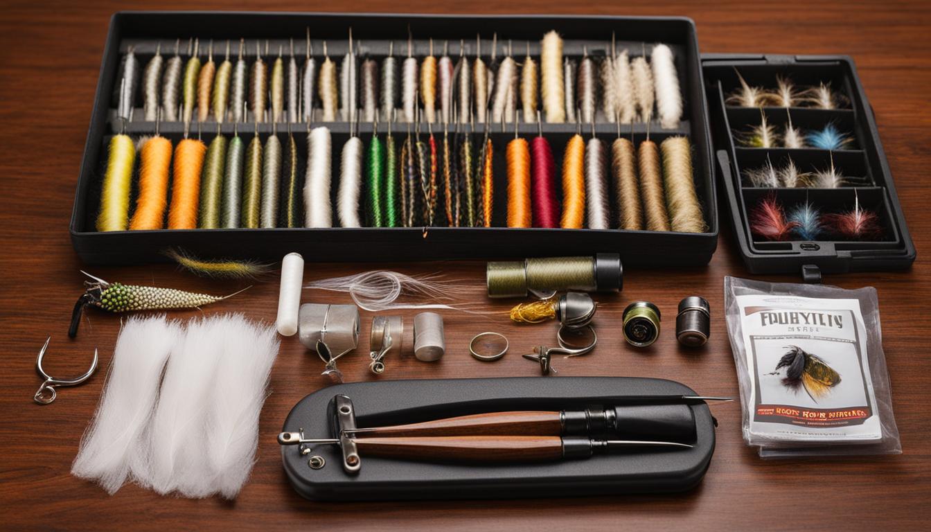 Fly tying materials for beginners
