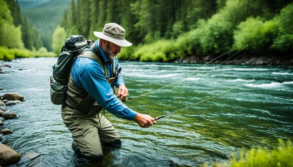 Nymph fishing techniques