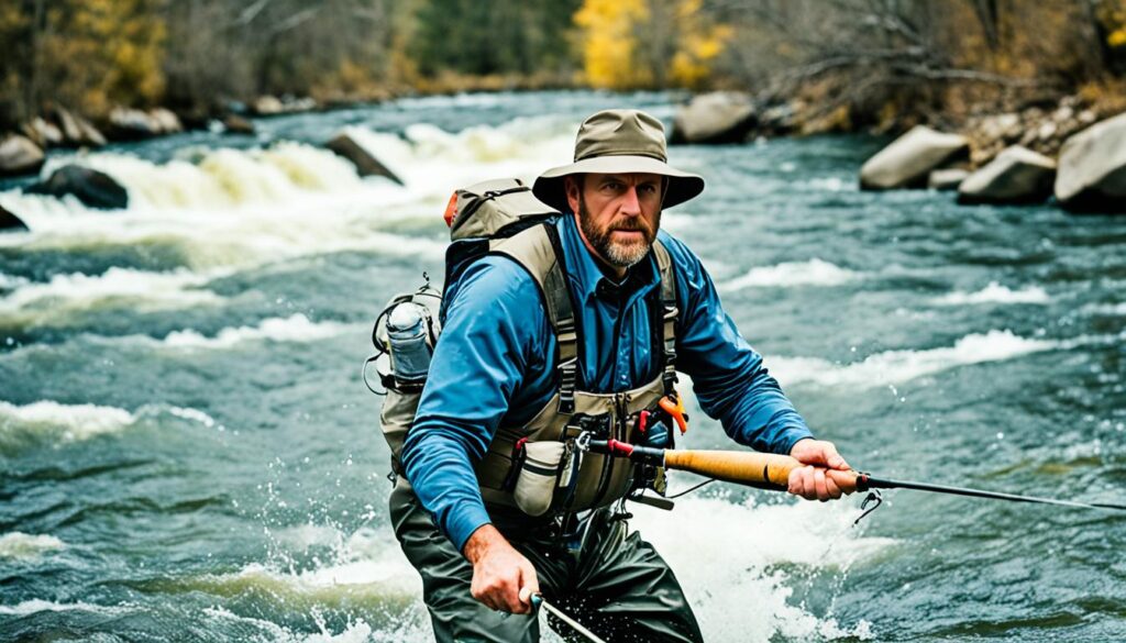 fishing in fast currents